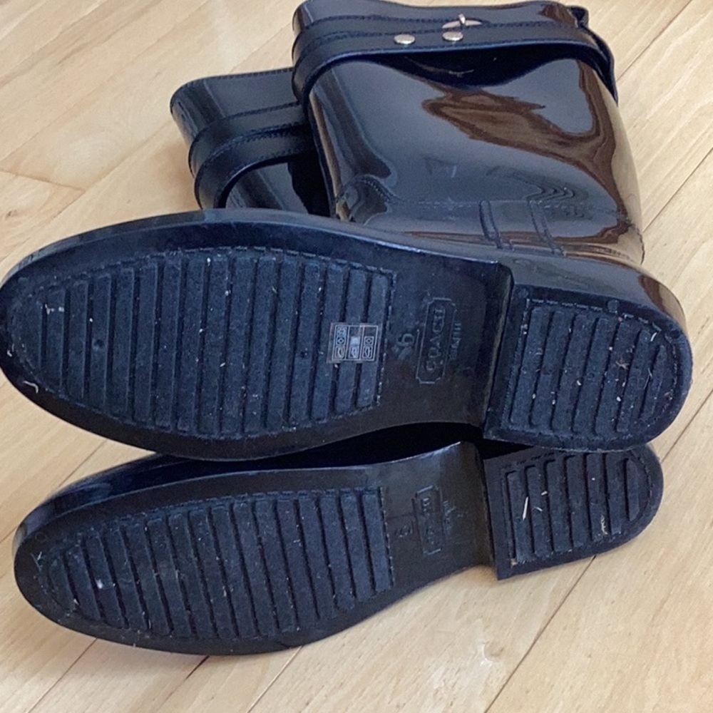 Coach Talia Rubber Rainboots size 6 - Picture 10 of 16